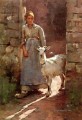 Girl with Goat Theodore Robinson
